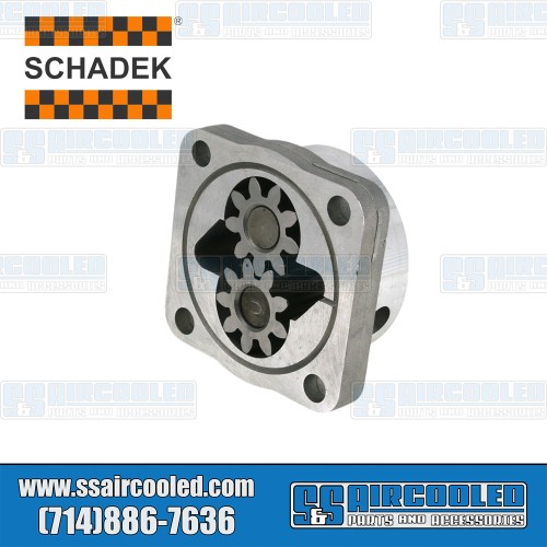 Oil Pump, 26mm Gears, 8mm Studs, Flat Camshaft, Aluminum