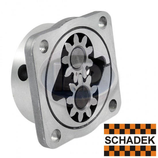 Schadek VW Oil Pump, 21mm Gears, 8mm Studs, Flat Camshaft, Aluminum, 311115107AK