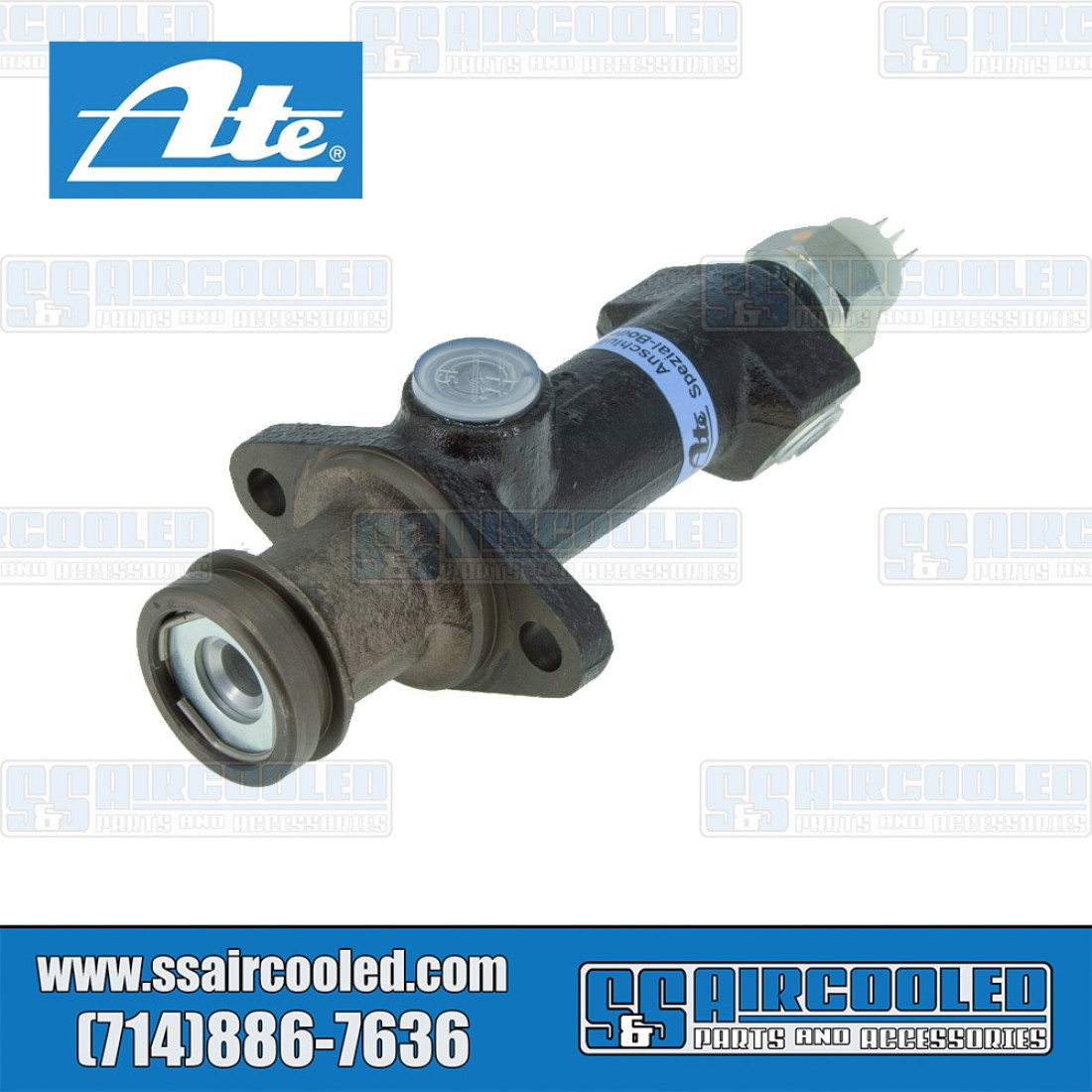 ATE Brakes Master Cylinder, 311611023, Single Circuit, 19.05mm, VW Type 3