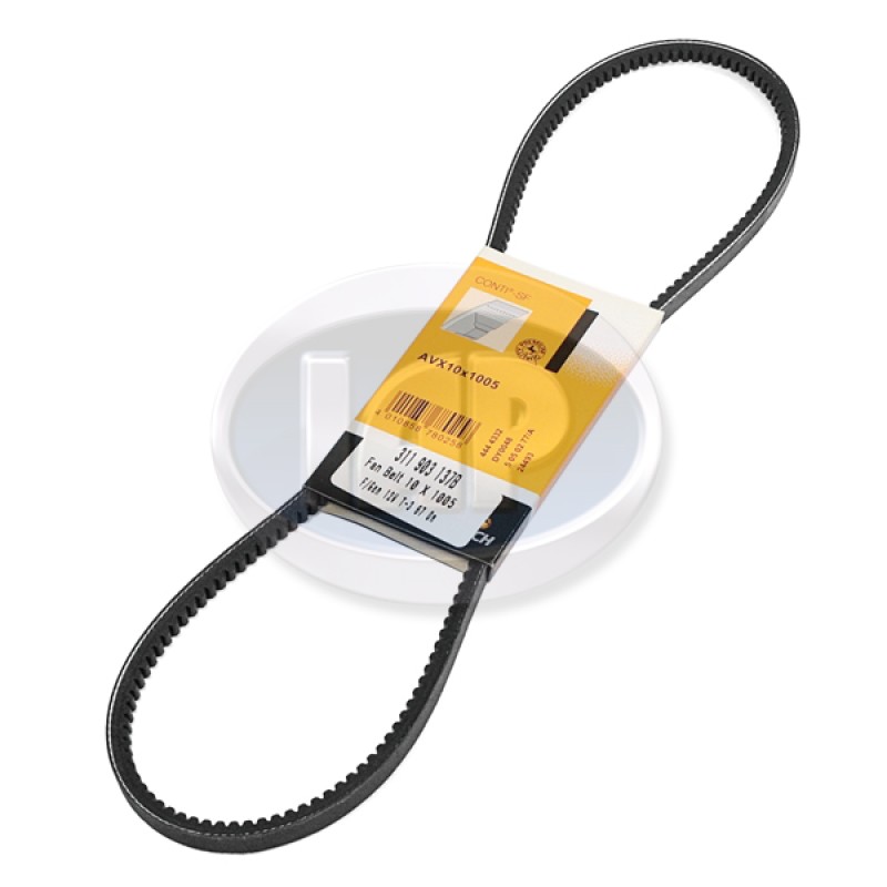 Continental VW Fan Belt, 10mm x 1005mm, 12 Volt, Continental, 311903137B Continental VW Fan Belt, 10mm x 1005mm, 12 Volt, Continental, 311903137B