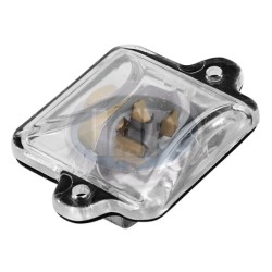 License Plate Light Lens w/Bulb Holder