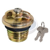 Gas Cap, Locking, Threaded, Metal Gas Cap, Locking, Threaded, Metal
