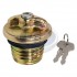 Gas Cap, Locking, Threaded, Metal