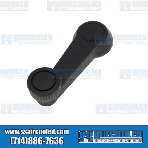 Window Winder, Left or Right, Black w/Black Knob Window Winder, Left or Right, Black w/Black Knob