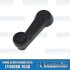 Window Winder, Left or Right, Black w/Black Knob