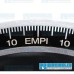 EMPI VW Crankshaft Pulley, 6-3/4in, Billet Steel, Solid, Silver Zinc w/Black Numbers, 33-1090-0