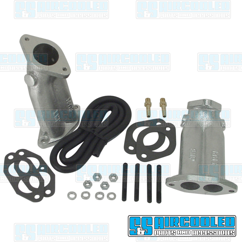 EMPI Intake Manifold Kit, 4344120, 4044mm Kadron/Brosol/Solex, Dual