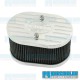 EMPI VW Air Filter Assembly, IDF/DRLA/HPMX/D, Oval, Gauze, Billet Aluminum, 43-6015-0