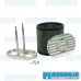 EMPI VW Air Filter Assembly, IDF/DRLA/HPMX, Oval, Gauze, Billet Aluminum, 43-6016-0 EMPI VW Air Filter Assembly, IDF/DRLA/HPMX, Oval, Gauze, Billet Aluminum, 43-6016-0