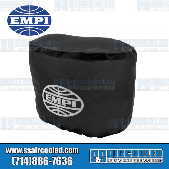 EMPI VW Pre-Filter, 9 x 5-1/2 x 6in, Oval, Nylon, Black, 43-6133-0