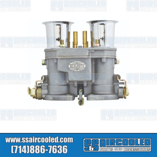 EMPI VW Carburetor, 40mm D-Series, 44-1040-0, VW Bug, Super Beetle, Ghia, Bus, Type 3 EMPI VW Carburetor, 40mm D-Series, 44-1040-0, VW Bug, Super Beetle, Ghia, Bus, Type 3