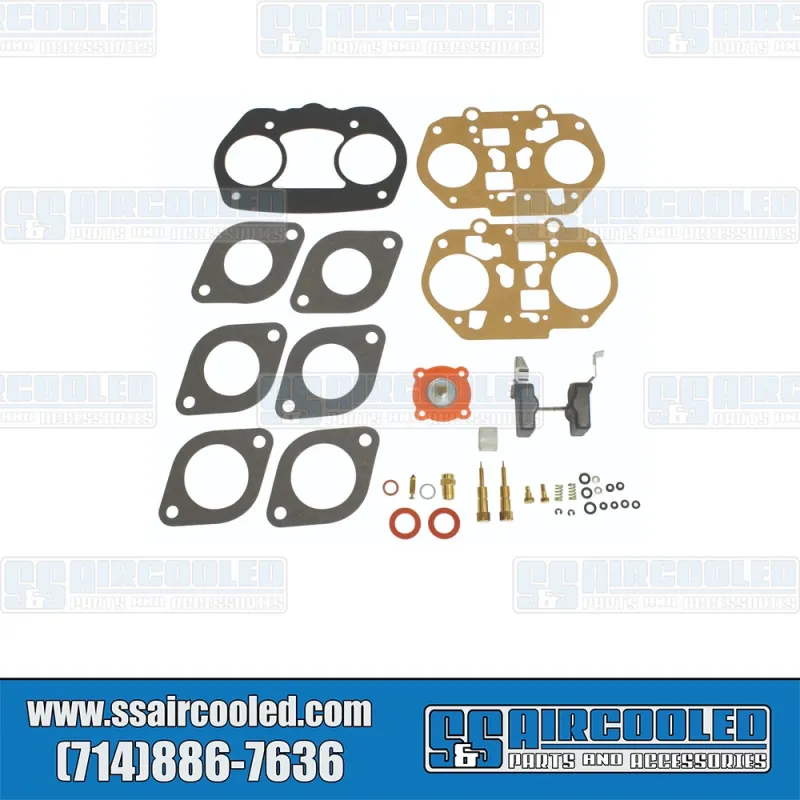 EMPI VW Deluxe Carburetor Rebuild Kit, 36/40/45 D-Series, 44-1125-0, VW Bug, Super Beetle, Karmann Ghia, Bus, Thing EMPI VW Deluxe Carburetor Rebuild Kit, 36/40/45 D-Series, 44-1125-0, VW Bug, Super Beetle, Karmann Ghia, Bus, Thing