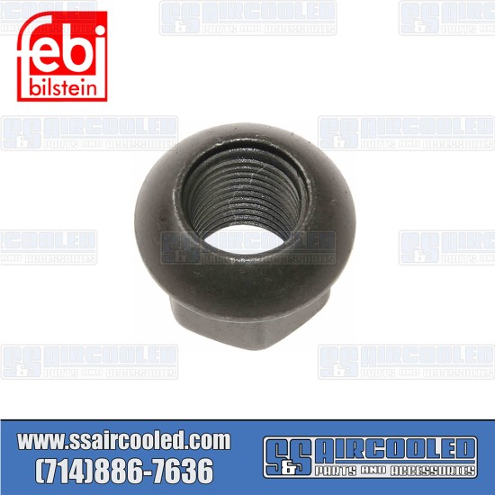 Febi Bilstein Lug Nut, M14-1.5, Ball Seat, Open Ended, Phosphate Coated, 46610