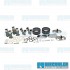 Carburetor Kit, 51mm EPC, Dual, Short Manifolds, Twist Style Linkage w/Air Cleaners
