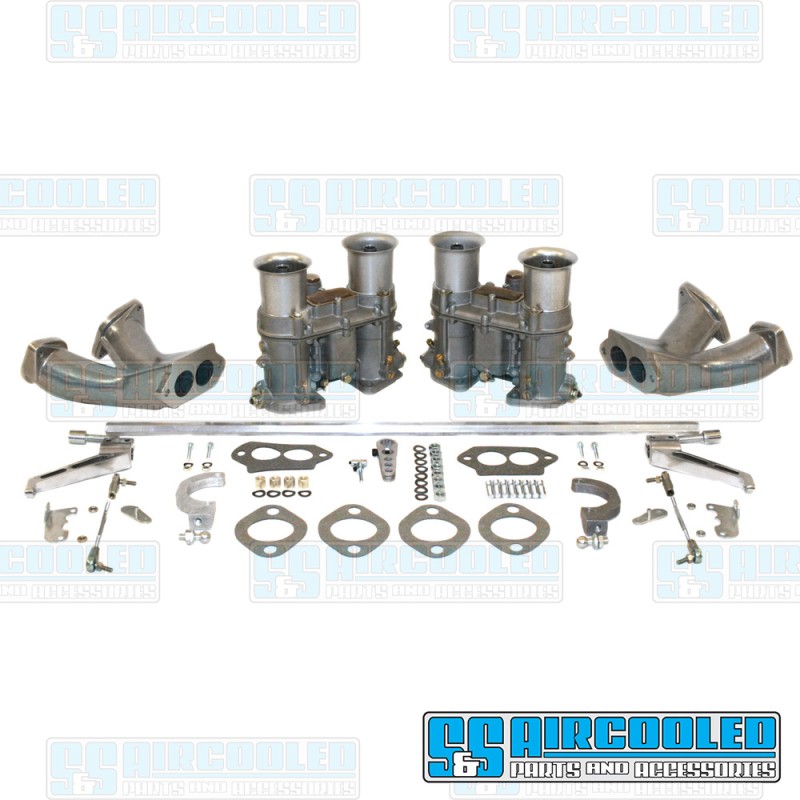 EMPI VW Carburetor Kit, 51mm EPC, Dual, Hex Bar Style Linkage, 47-7429-0 EMPI VW Carburetor Kit, 51mm EPC, Dual, Hex Bar Style Linkage, 47-7429-0