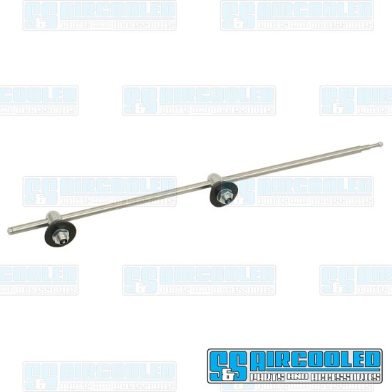  VW Antenna, Dual Side Mount, Chrome, ANTENNA91C