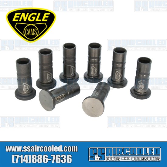 Engle Cams VW Lifters, Solid, 28mm Performance, EDM Hole, Phosphate Coated, 6001PE