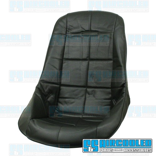 Seat Cover, for Low-Back Poly Seats, Black