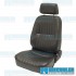 Reclining Bucket Seat, Low-Back w/Headrest, Left, Black Vinyl, Race Trim