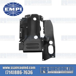 Cylinder Head Tin, Dual Port, Right, Black