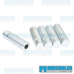 Wheel Studs, M12-1.5 to M12-1.5, 45mm, Screw-In Style Wheel Studs, M12-1.5 to M12-1.5, 45mm, Screw-In Style