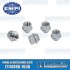 Alloy Lug Nuts, M12-1.5, 60° Taper, 12pt Open Style, Chrome