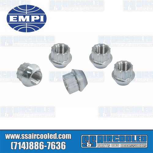 Alloy Lug Nuts, M14-1.5, 60° Taper, 12pt Open Style, Chrome Alloy Lug Nuts, M14-1.5, 60° Taper, 12pt Open Style, Chrome