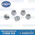 Alloy Lug Nuts, M14-1.5, 60° Taper, 12pt Open Style, Chrome