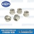 Alloy Lug Nuts, M14-1.5, Ball Seat, 12pt Open Style, Raw