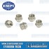 Alloy Lug Nuts, M14-1.5, 60° Taper, 12pt Open Style, Raw