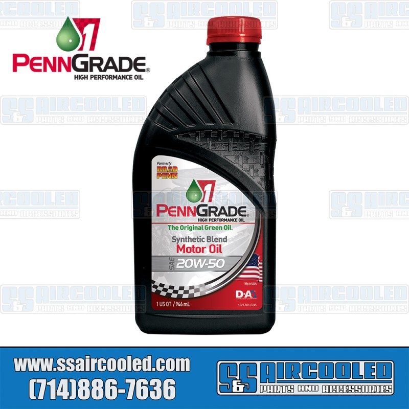 PennGrade 1 VW Motor Oil, 20W-50, 1-Quart, 71196 PennGrade 1 VW Motor Oil, 20W-50, 1-Quart, 71196