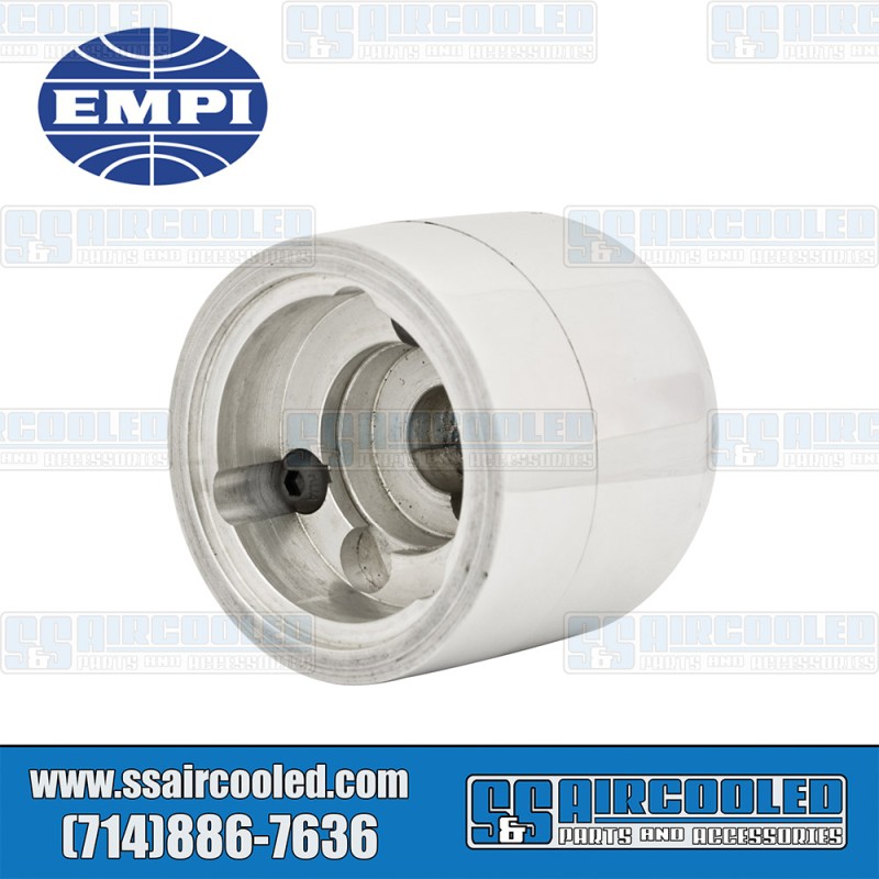 EMPI VW Steering Wheel Adapter, Aluminum w/Horn Button, 79-4056-0 EMPI VW Steering Wheel Adapter, Aluminum w/Horn Button, 79-4056-0