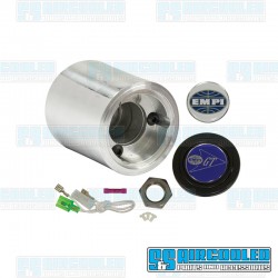 Steering Wheel Adapter, Aluminum w/Horn Button