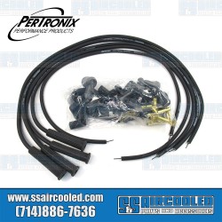 Spark Plug Wires, 8mm, HEI & Female Socket, Black