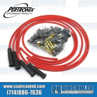 Spark Plug Wires, 8mm, HEI & Female Socket, Red Spark Plug Wires, 8mm, HEI & Female Socket, Red