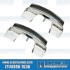 Bumper Guards, Front or Rear, Left & Right, Bumpers w/o Impact Strip, Chrome