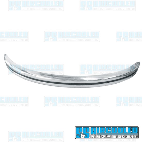 Wolff VW Bumper, Rear, Chrome, 113707303C