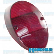 Tail Light Lens, Red/Red, US Style, Left or Right Tail Light Lens, Red/Red, US Style, Left or Right