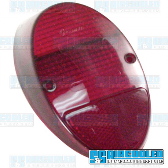  VW Tail Light Lens, Red/Red, US Style, Left or Right, 111945241D