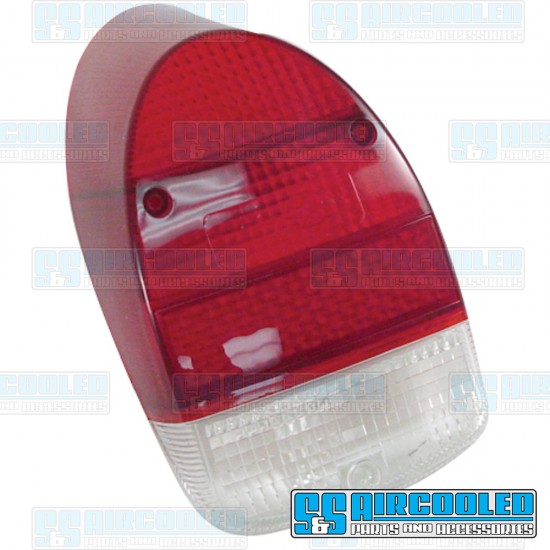 VW Tail Light Lens, Red/Red/White, US Style, Left or Right, 111945241J