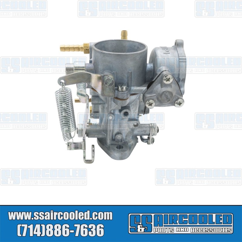 EMPI VW Carburetor, 30 PICT-1, 12 Volt Choke, Round Bowl, Modified, 98-1287-B, VW Bug, Super Beetle, Ghia, Bus, Type 3 EMPI VW Carburetor, 30 PICT-1, 12 Volt Choke, Round Bowl, Modified, 98-1287-B, VW Bug, Super Beetle, Ghia, Bus, Type 3