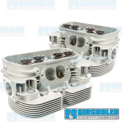 Cylinder Heads, 42x37.5mm, 90.5/92mm, Dual Springs, CNC Stage-2 Wedge-Port