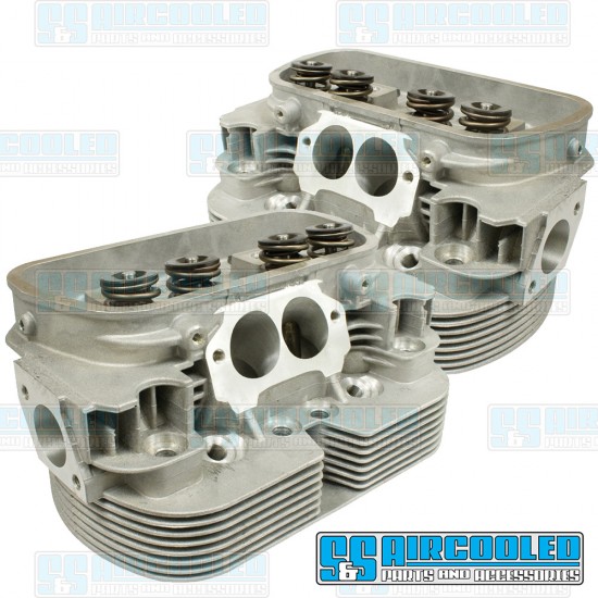 EMPI VW Cylinder Heads, 42x37.5mm, 90.5/92mm, Dual Springs, L6 CNC Ported, 98-1552-B