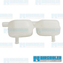 Brake Fluid Reservoir, Dual Circuit, Plastic, w/Servo