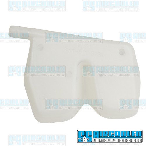 Brake Fluid Reservoir, Dual Circuit, Plastic, w/Servo