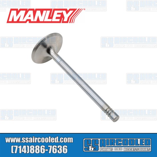 Manley VW Exhaust Valve, 37.5mm, Triple Groove, Stainless Steel, 11655-1