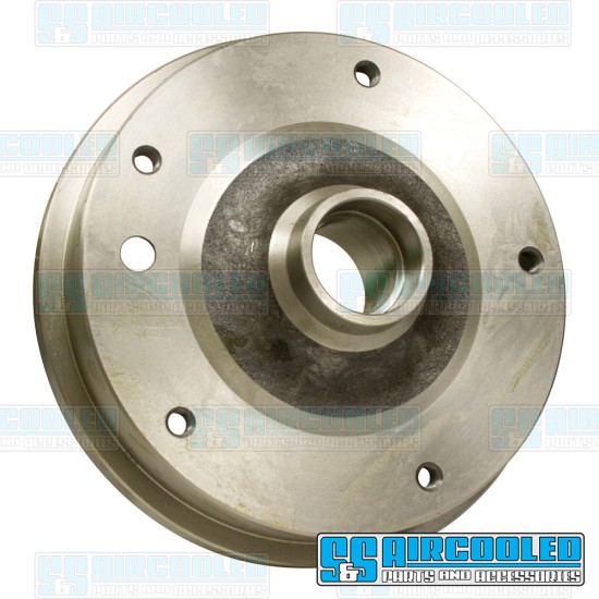 VW Front Left or Right Brake Drum, 5x205mm, 113405615ACH, VW Bug, Ghia VW Front Left or Right Brake Drum, 5x205mm, 113405615ACH, VW Bug, Ghia