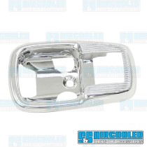 Door Release Handle Trim Plate, Inner, Left or Right, Chrome Door Release Handle Trim Plate, Inner, Left or Right, Chrome