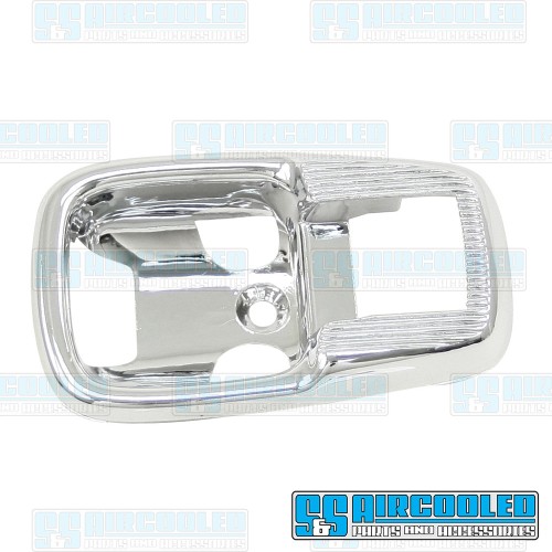 Door Release Handle Trim Plate, Inner, Left or Right, Chrome Door Release Handle Trim Plate, Inner, Left or Right, Chrome