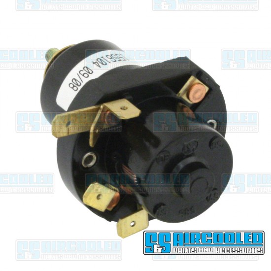  VW Headlight Switch, 5-Terminal, Push/Pull, 10mm Escutcheon, 311941531A